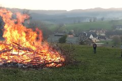 Osterfeuer in der Karwoche